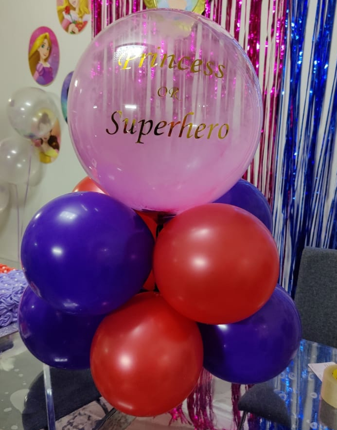 No-mess gender balloon